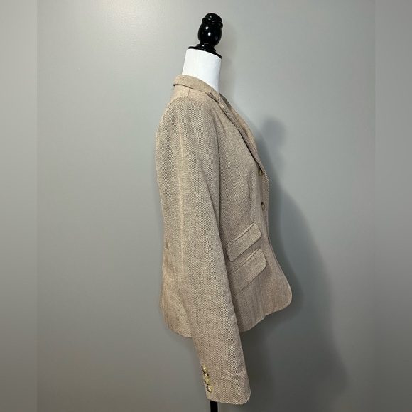 CHAPS Single Breast Herringbone Lined Blazer - Picture 9 of 13